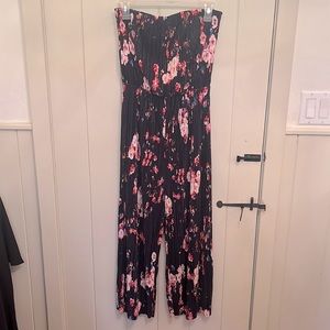 19 Cooper, midi length floral romper.
